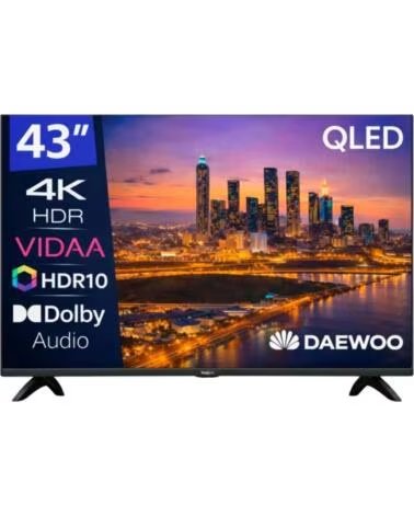 DAEWOO 43VB56QV - TELEVISOR SMART TV 43 QLED UHD SIN ESPECIFICAR
