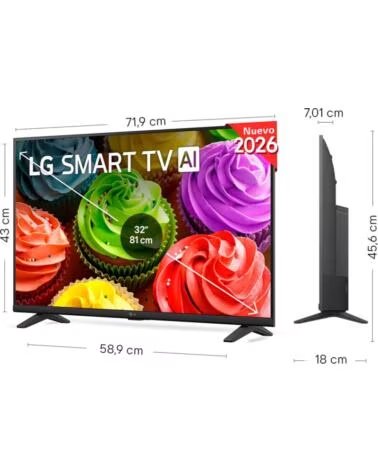 LG 32LB650B6LA - TELEVISOR SMART TV 32 HD BLACK