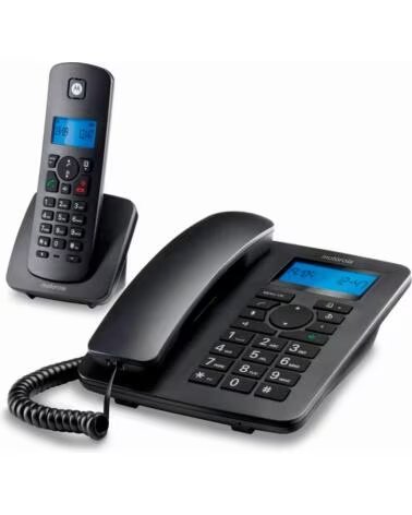 MOTOROLA C4201 COMBO - TELEFONOS FIJO INALAMBRICO BLACK