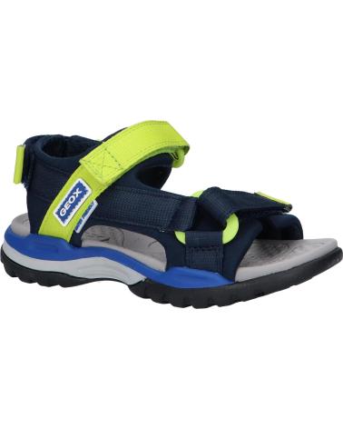 Sandálias de Menino GEOX J150RA 01511 J BOREALIS C0479 NAVY-LIME