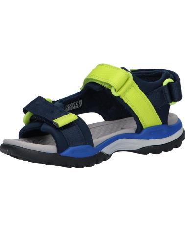 Sandálias de Menino GEOX J150RA 01511 J BOREALIS C0479 NAVY-LIME