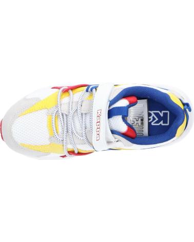 Zapatillas deporte de Niña y Niño KAPPA 331F7SW LONDON A14 WHITE-RED-BLUE