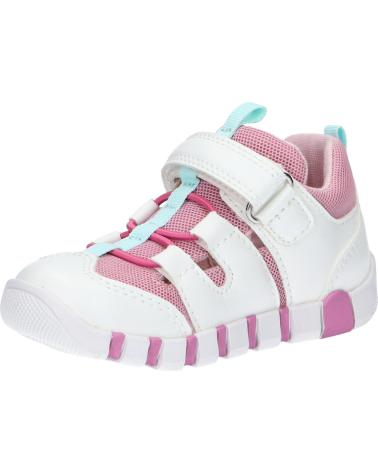 Sandali per Bambina GEOX B3558D 0BC14 B IUPIDOO C0674 WHITE-ROSE