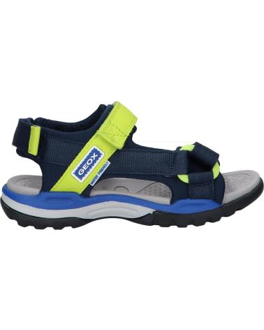 Sandálias de Menino GEOX J150RA 01511 J BOREALIS C0479 NAVY-LIME