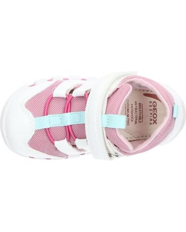 Sandali per Bambina GEOX B3558D 0BC14 B IUPIDOO C0674 WHITE-ROSE