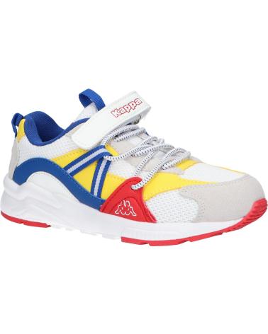 Zapatillas deporte de Niña y Niño KAPPA 331F7SW LONDON A14 WHITE-RED-BLUE