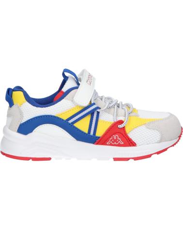 Zapatillas deporte de Niña y Niño KAPPA 331F7SW LONDON A14 WHITE-RED-BLUE