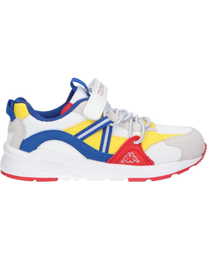 Zapatillas deporte de Niña y Niño KAPPA 331F7SW LONDON A14 WHITE-RED-BLUE