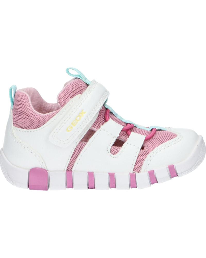 Sandali per Bambina GEOX B3558D 0BC14 B IUPIDOO C0674 WHITE-ROSE