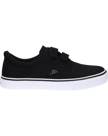 Zapatillas deporte de Niña y Niño KAPPA 371G2EW NISIO A00 BLACK-WHITE