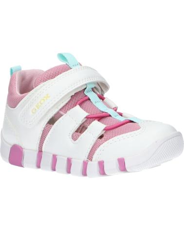 Sandali per Bambina GEOX B3558D 0BC14 B IUPIDOO C0674 WHITE-ROSE