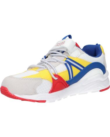 Zapatillas deporte de Niña y Niño KAPPA 331F7SW LONDON A14 WHITE-RED-BLUE