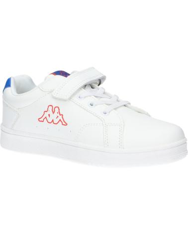 Deportivas de Niña y Niño KAPPA 371C5PW ADENIS A1W WHITE-BLUE-ORANGE