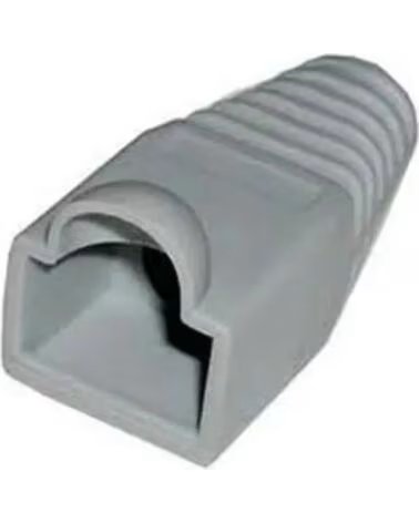 NANO CABLE Funda Conector RJ45 Plastico 10 Und GREY