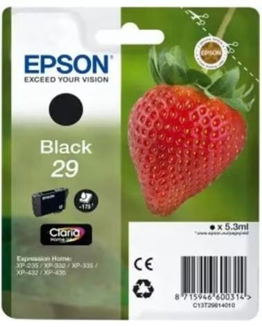 EPSON 29 Cartucho de Tinta BLACK