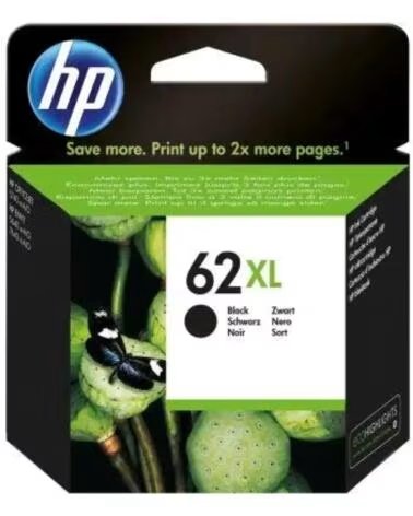 HP Cartucho 62XL BLACK