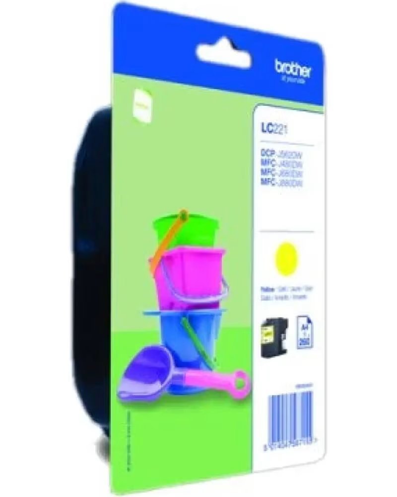 BROTHER LC-221 Cartucho de Tinta YELLOW