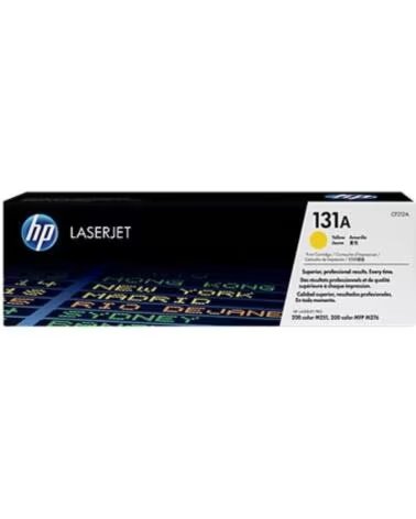 HP Toner 131a cf212a amarillo 1600pag laserjet pro 200 m251n 200 color m251nw 200 color mfp m276n 200 color mfp m276nw