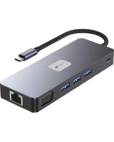 LEOTEC STAZIONE DI ANCORAGGIO 11 IN 1 PLUS USB TIPO-C PD 100W 3XUSB 32 HDMI VGA DISPLAYPORT