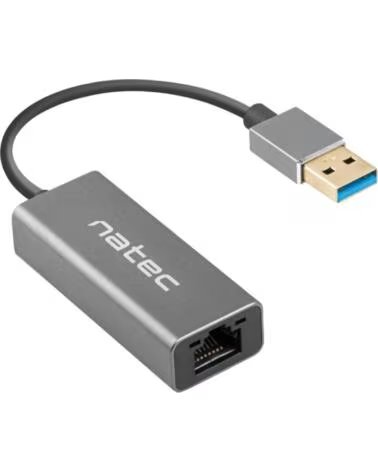 ADAPTADOR NATEC CRICKET USB 30 PARA ETHERNET RJ45 1GB