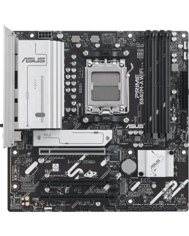 ASUS PLACA BASE PRIME B840 M-A WIFI M-ATX AM5 DDR5