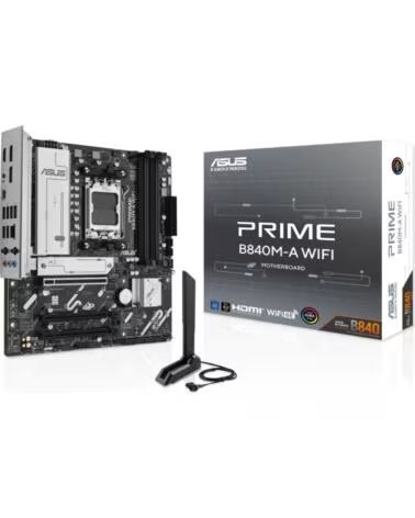 ASUS PLACA BASE PRIME B840 M-A WIFI M-ATX AM5 DDR5