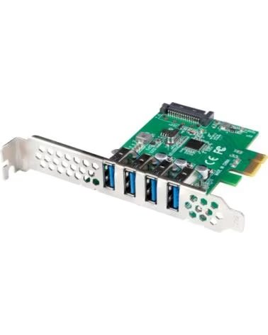 LANBERG TARJETA PCI EXPRESS X1 A 4X USB-A 3 1 GEN1 LOW PROFILE