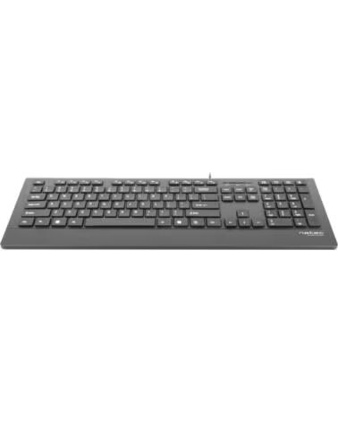 NATEC TECLADO BARRACUDA SLIM USB BLACK