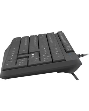 NATEC TECLADO NAUTILUS SLIM LAYOUT USB BLACK