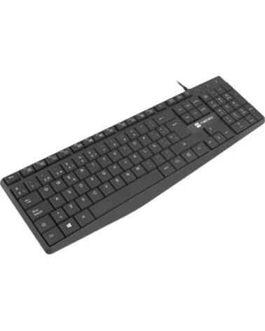 NATEC TECLADO NAUTILUS SLIM LAYOUT USB BLACK