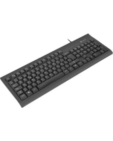 NATEC TECLADO MORAY CON LECTOR DE TARJETAS INTELIGENTES USB BLACK