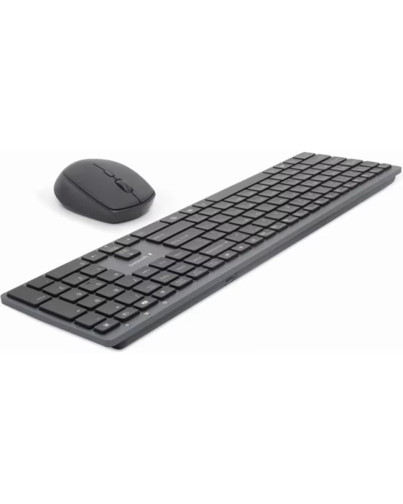 GEMBIRD COMBO TECLADO RATON BUSINESS SLIM RETROILUMINADO BLACK