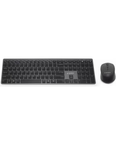 GEMBIRD COMBO TECLADO RATON BUSINESS SLIM RETROILUMINADO BLACK