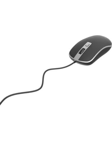 GEMBIRD RATON MUS-4B-06-BS OPTICAL 1200 DPI SILVER USB BLACK