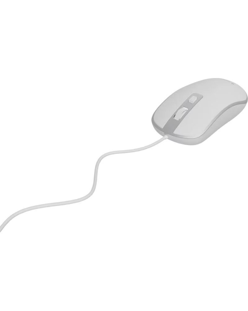 GEMBIRD RATON MUS-4B-06-WS OPTICAL 1200 DPI SILVER USB WHITE