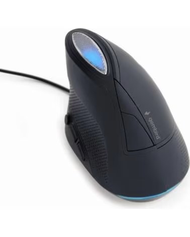 GEMBIRD RATON MUS-ERGO-03 OPTICAL ERGONOMICO SPACE USB GREY