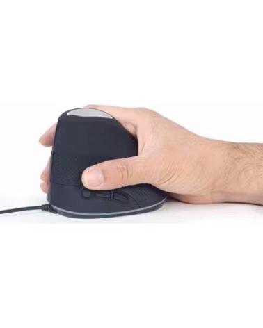 GEMBIRD RATON MUS-ERGO-03 OPTICAL ERGONOMICO SPACE USB GREY
