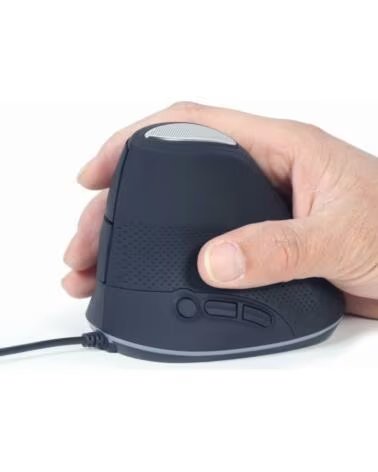 GEMBIRD RATON MUS-ERGO-03 OPTICAL ERGONOMICO SPACE USB GREY