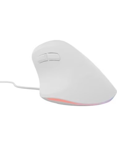NATEC RATON CRAKE 2 PRO VERTICAL DIESTRO 12 800 DPI OPTICO WHITE