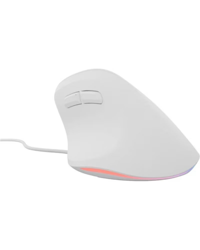 NATEC RATON CRAKE 2 PRO VERTICAL DIESTRO 12 800 DPI OPTICO WHITE