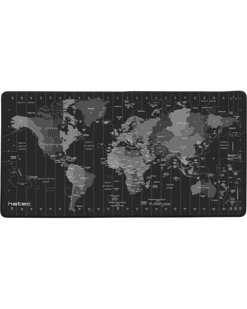 NATEC ALFOMBRILLA TIME ZONE MAP MAXI 800X400 MM