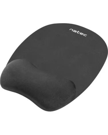 NATEC ALFOMBRILLA CHIPMUNK REPOSAMUNECAS 230X200 MM BLACK