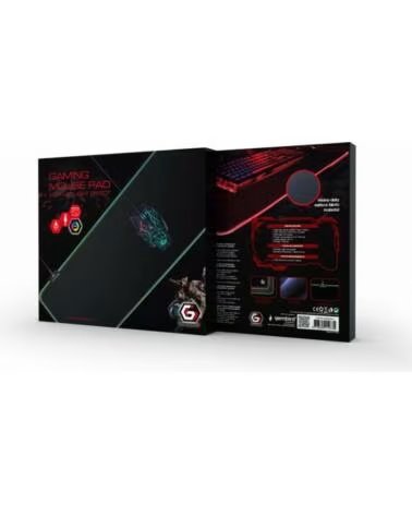 GEMBIRD ALFOMBRILLA GAMING LUZ LED L 800X300X4 RGB BLACK