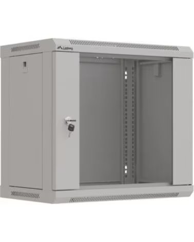 LANBERG ARMARIO MURAL RACK 19 9U 540X350 FLAT PACK PUERTA GREY