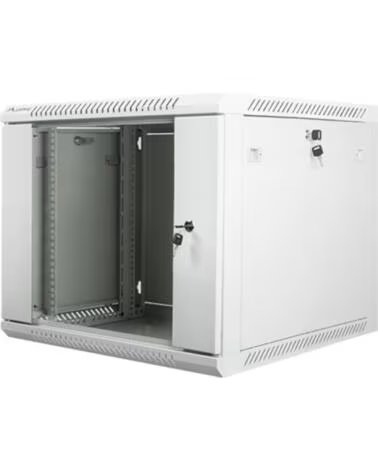 LANBERG ARMARIO MURAL 9U 600X600 RACK 19 FLAT PACK V2 PUERTA GREY
