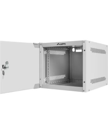 LANBERG ARMARIO MURAL RACK 10 4U-280X310 FLAT PACK PUERTA SILVER