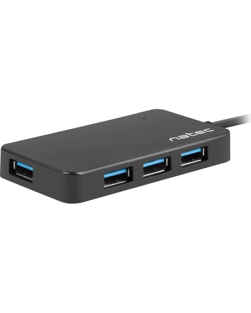 NATEC HUB MONTH 4 PUERTOS USB 3 0 BLACK
