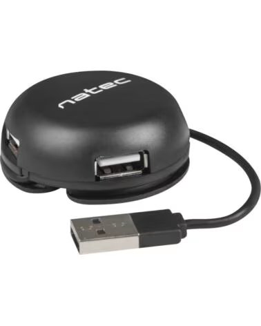NATEC HUB BUMBLEBEE 4 PUERTOS USB 2 0 BLACK