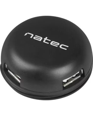 NATEC HUB BUMBLEBEE 4 PUERTOS USB 2 0 BLACK