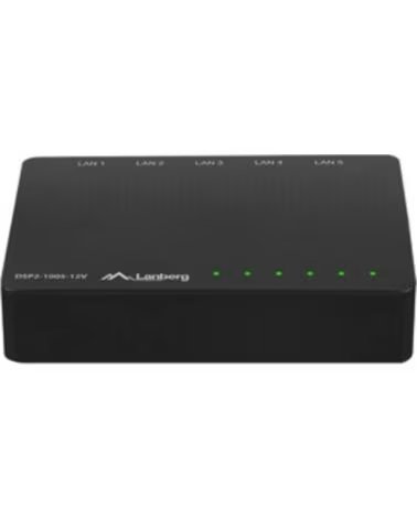 LANBERG SWITCH 5 PUERTOS GIGABIT RJ45 ETHERNET